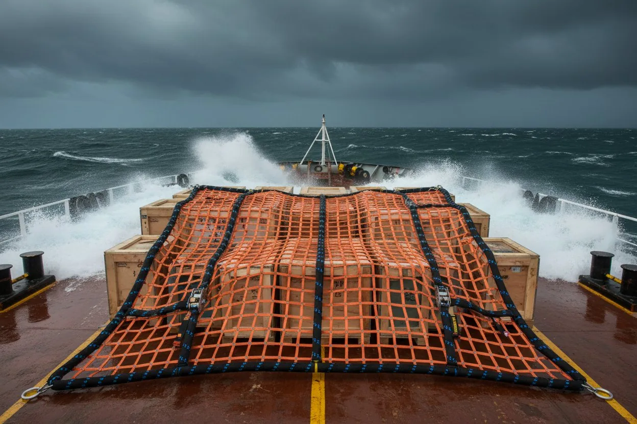 Why Hybrid Rope Nylon Cargo Nets Outperform Pure Webbing in Marine Freight