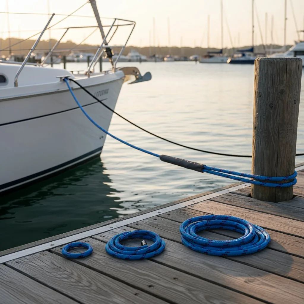 Dock Rope Myths Busted Stretch Chafe Size Secrets