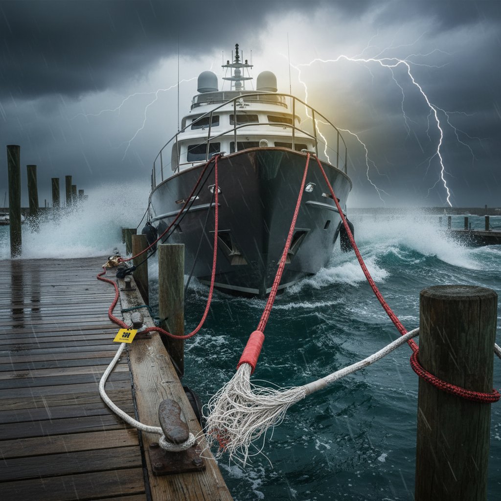 The Fatal Flaw in Dock Mooring Lines Exposed